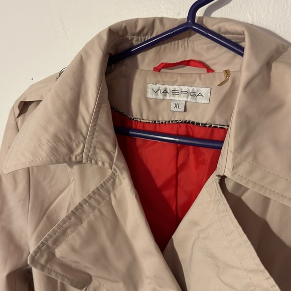 Via Spiga beige trench with silver buttons - Picture 2 of 4